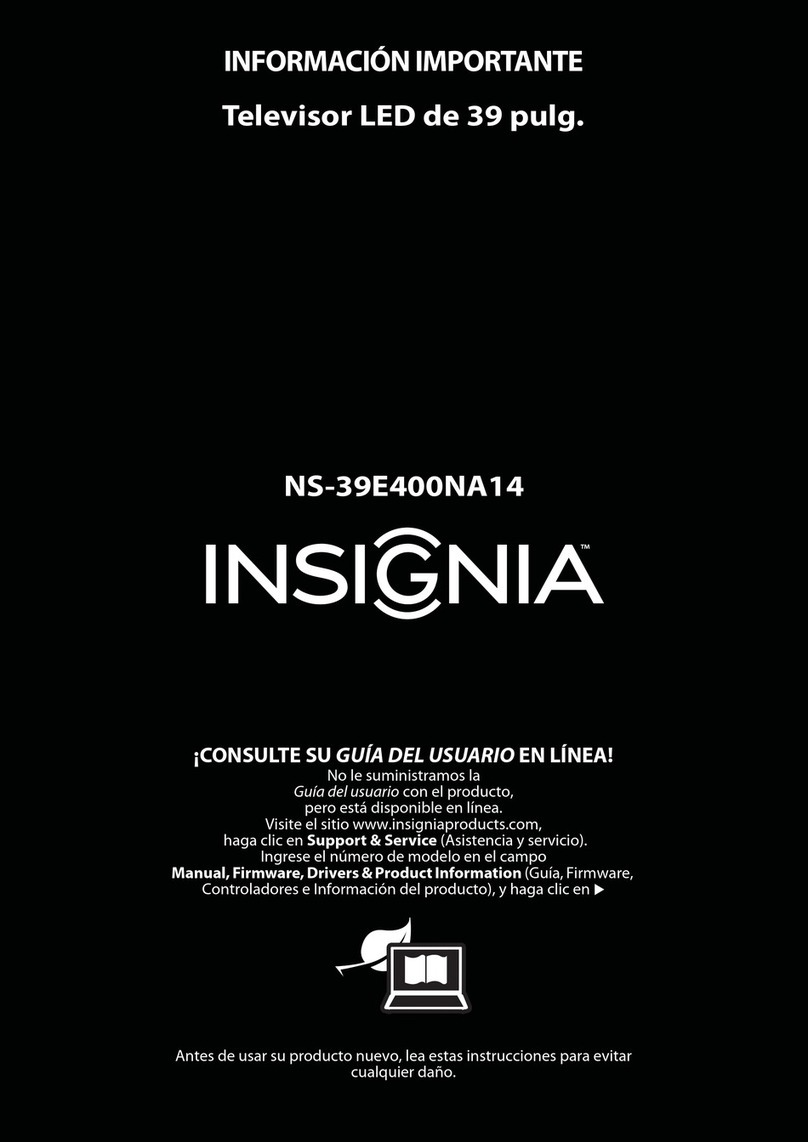 Insignia NS-39E400NA14 User manual