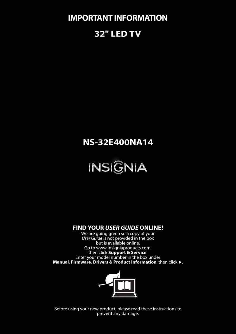 Insignia NS-32E400NA14 Operating manual