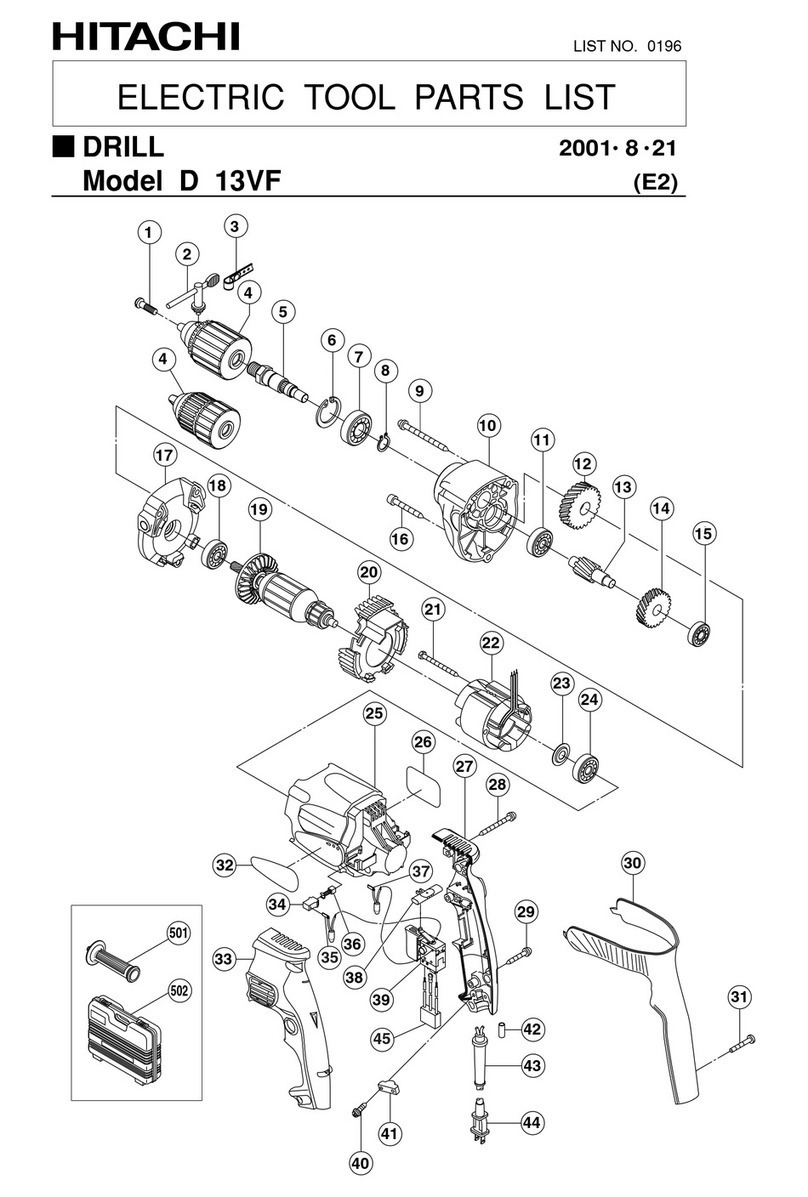 Hitachi D13VF User manual