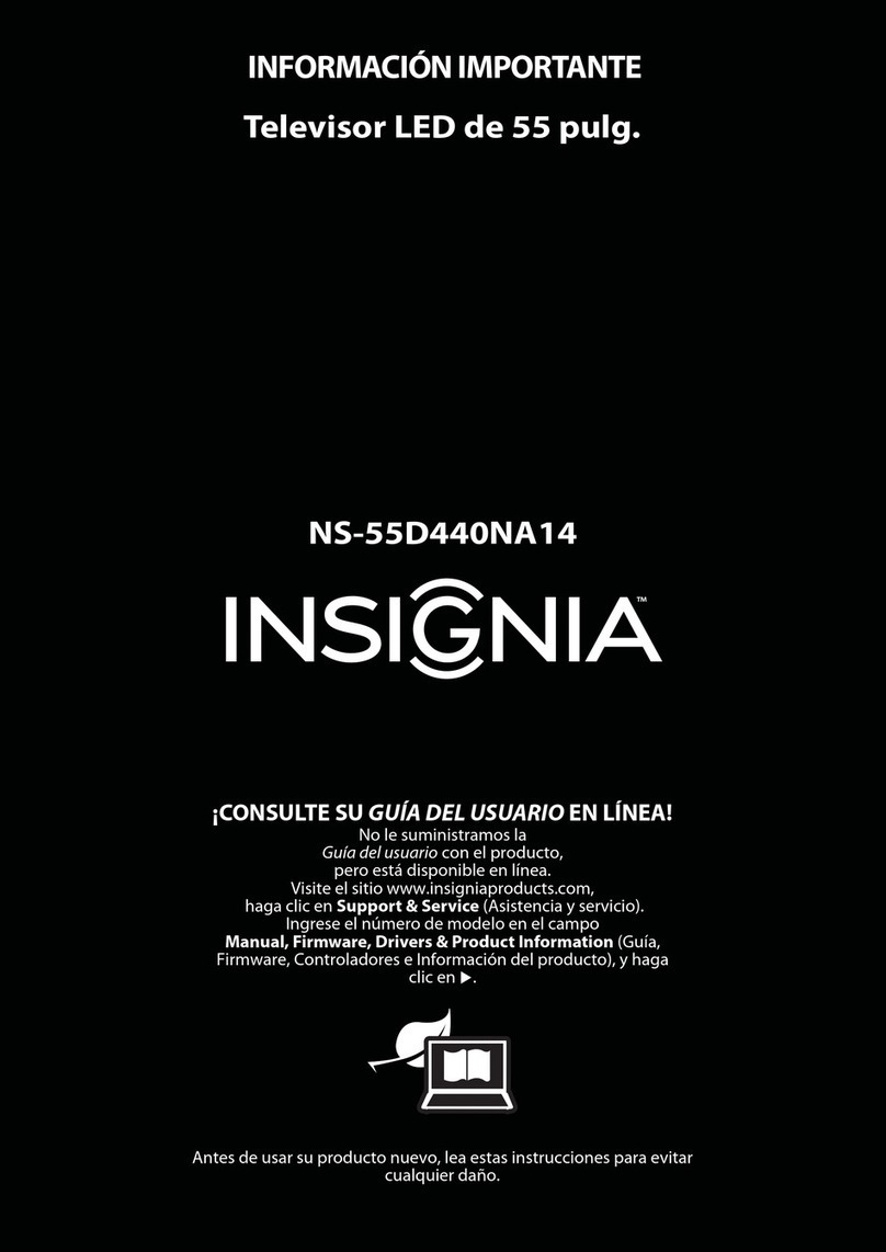 Insignia NS-55D440NA14 User manual