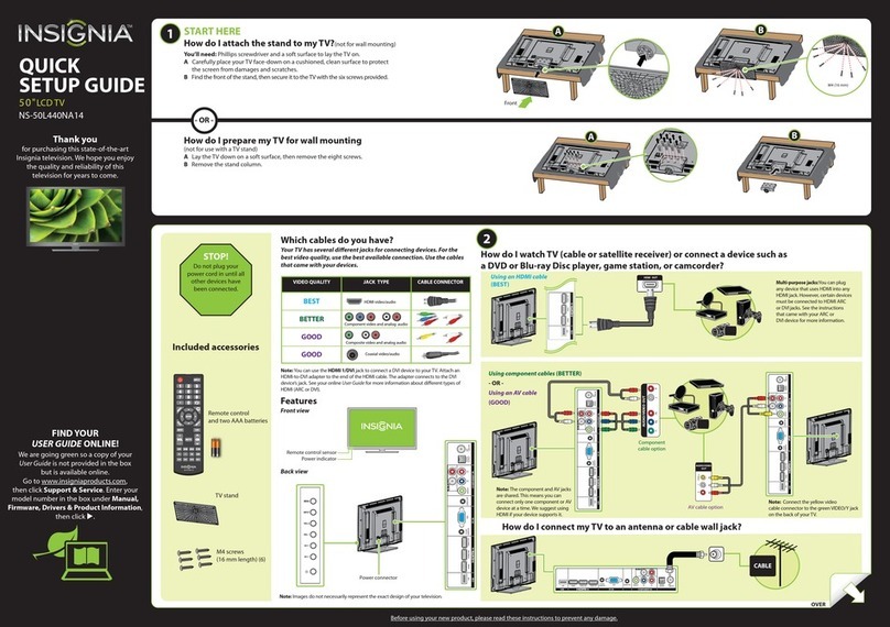 Insignia NS-50L440NA14 User manual