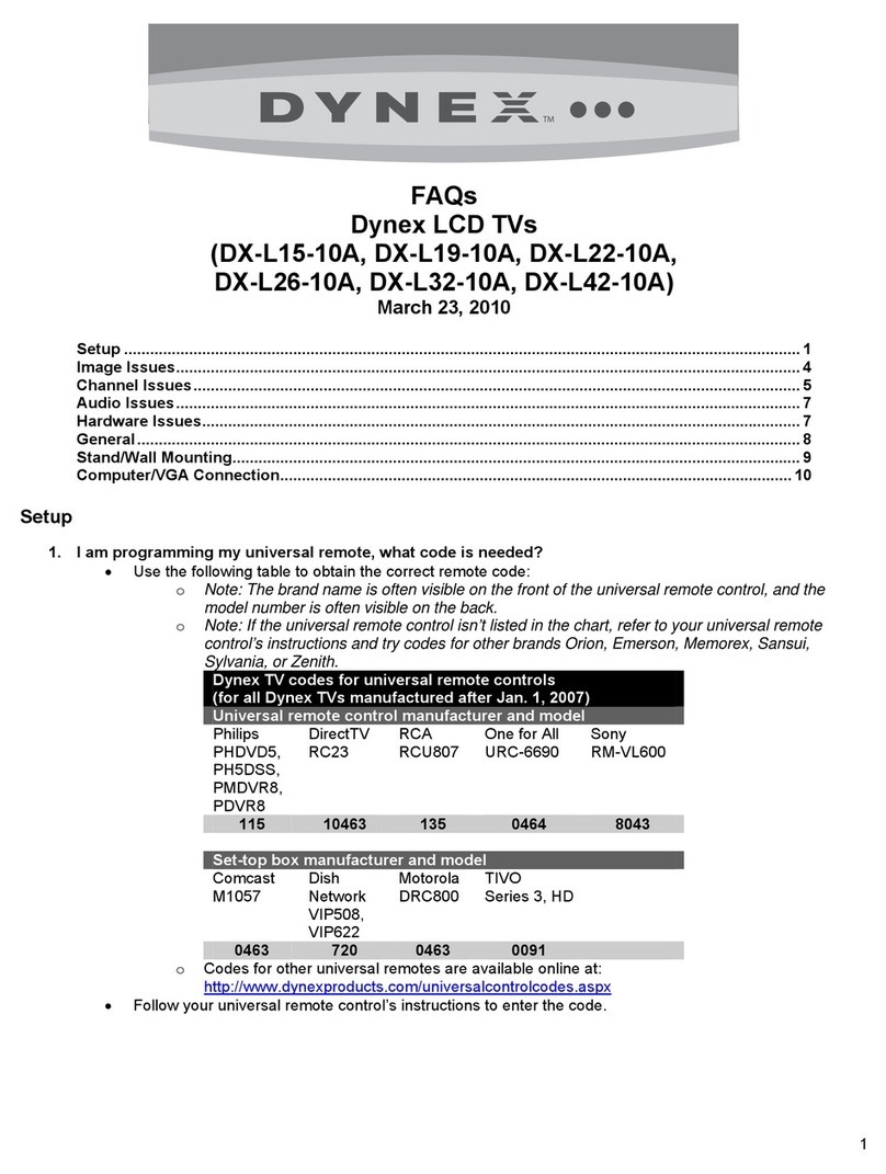 Dynex DX-L37-10A Dimensions