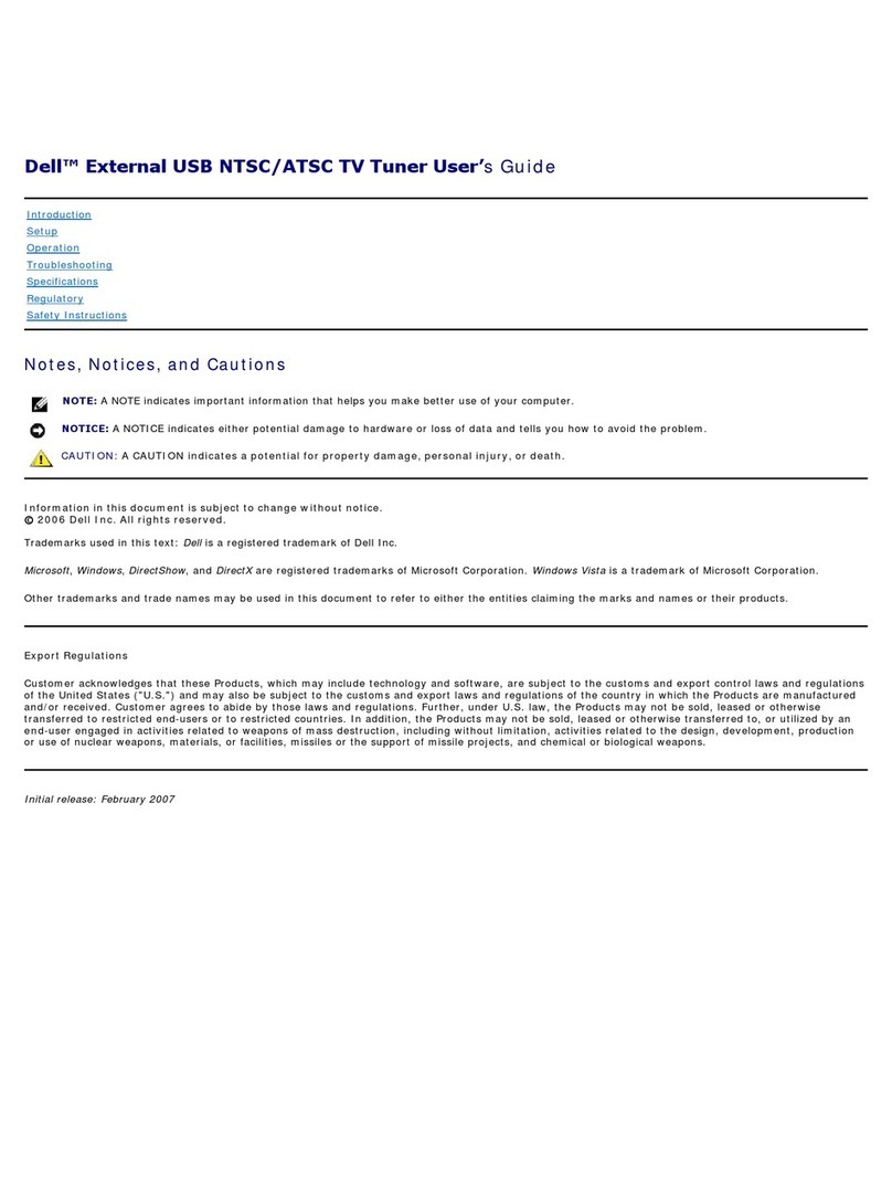 Dell External USB NTSC user guide