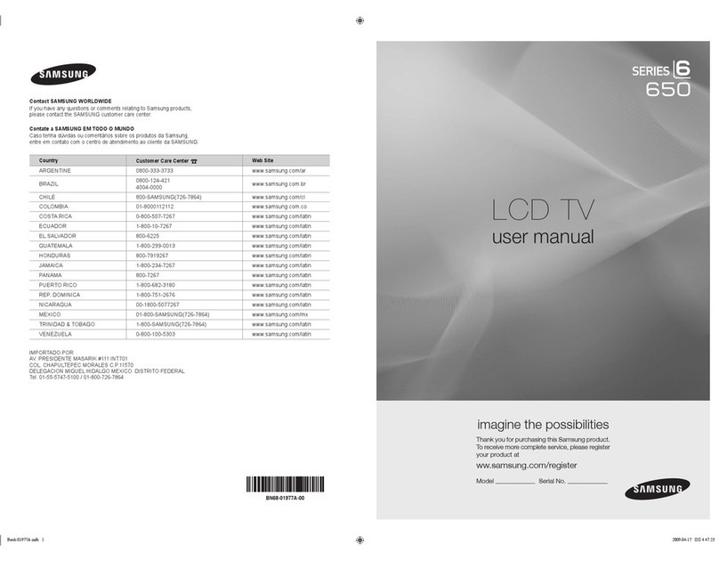 Samsung 6 series User manual