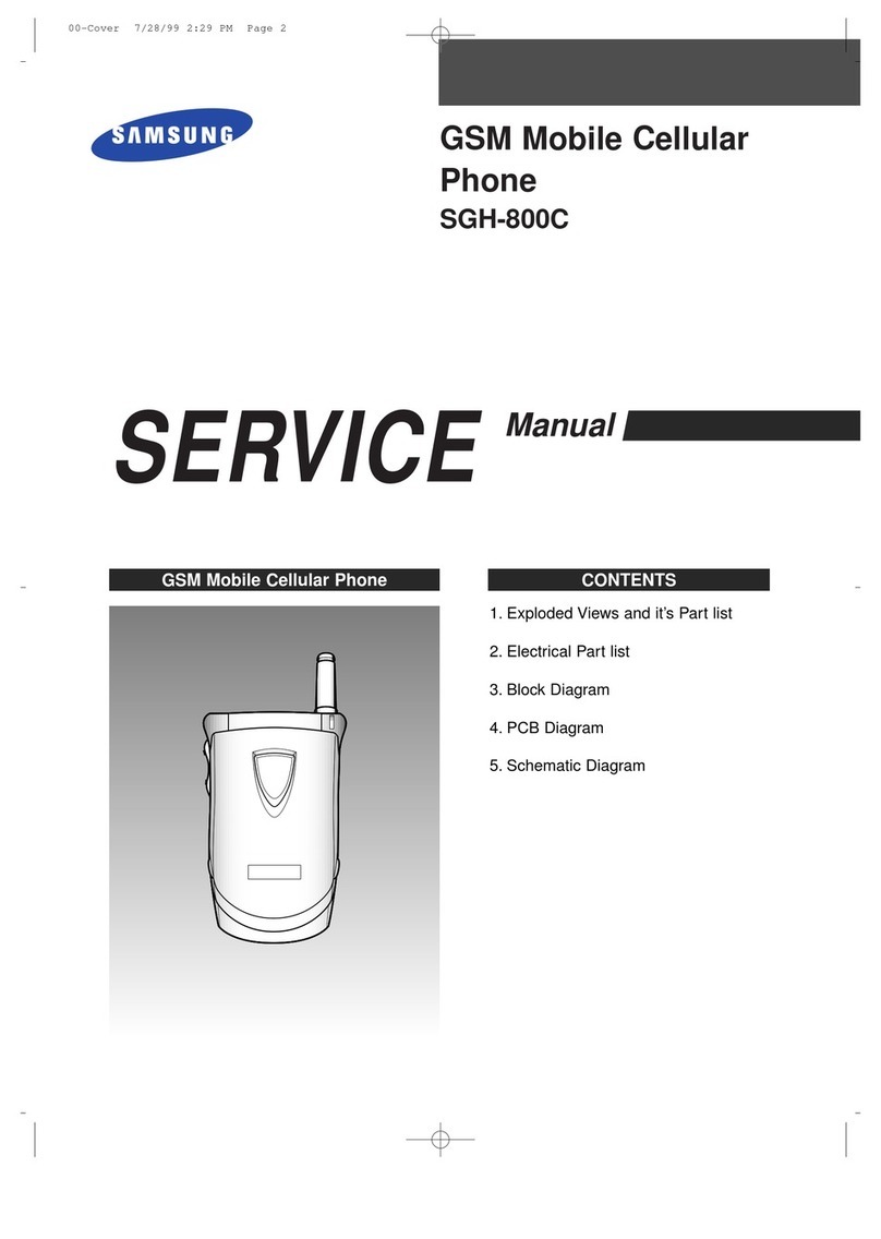 Samsung SGH-800C Service manual