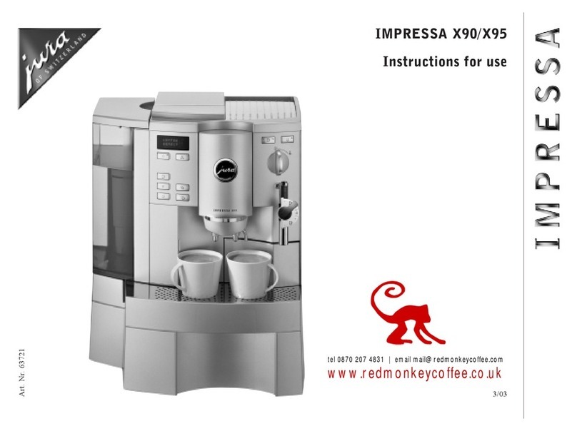 Jura Capresso IMPRESSA X90 Instructions for use