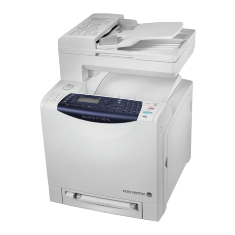 Xerox DocuPrint C1190 FS User manual