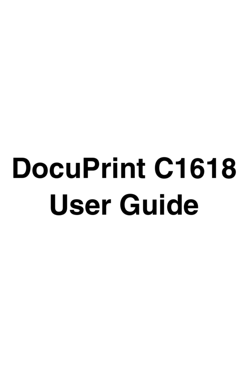 Xerox DocuPrint C1618 User manual