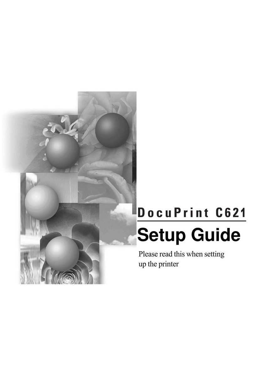 Xerox DocuPrint C621 User manual