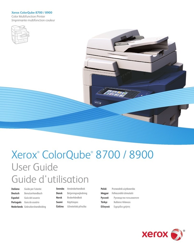 Xerox ColorQube 8900 series User manual Xerox ColorQube 8900 series User manual