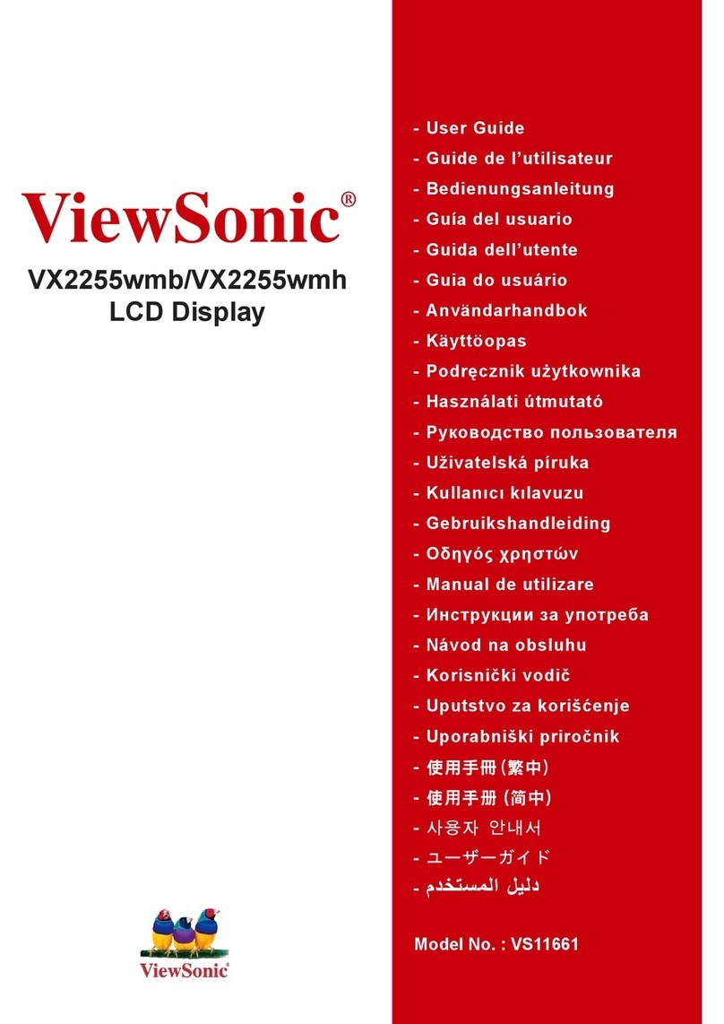 ViewSonic VX2255WMH Instruction Manual