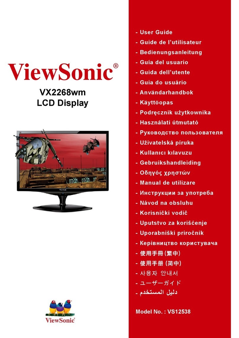 ViewSonic FuHZIOn VX2268wm Instruction Manual