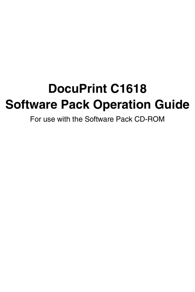 Xerox DocuPrint C1618 User manual