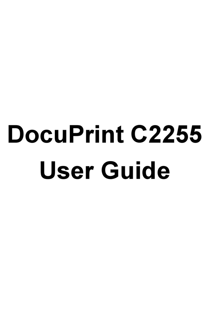 Xerox DocuPrint C2255 User manual
