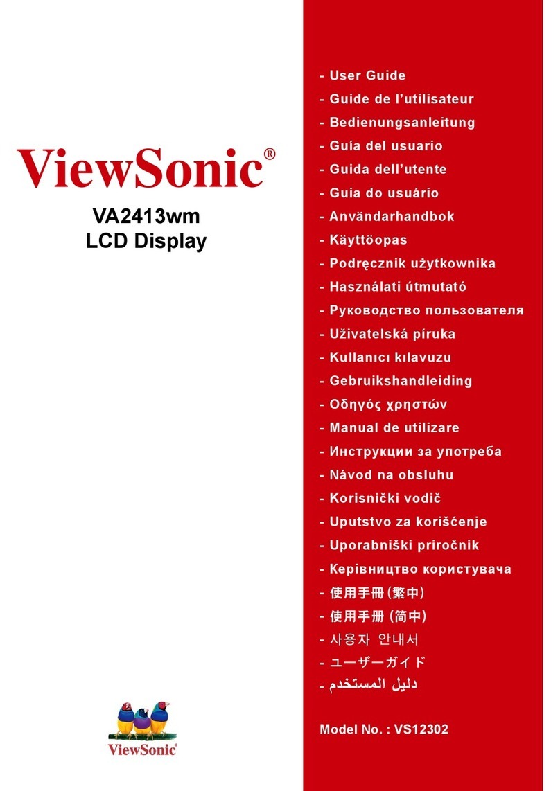 ViewSonic VA2413wm User manual