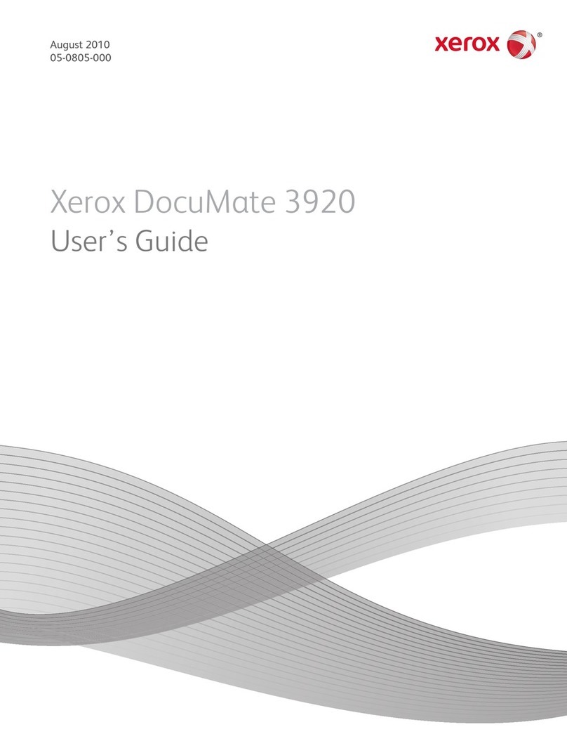 Xerox DocuMate 3920 User manual