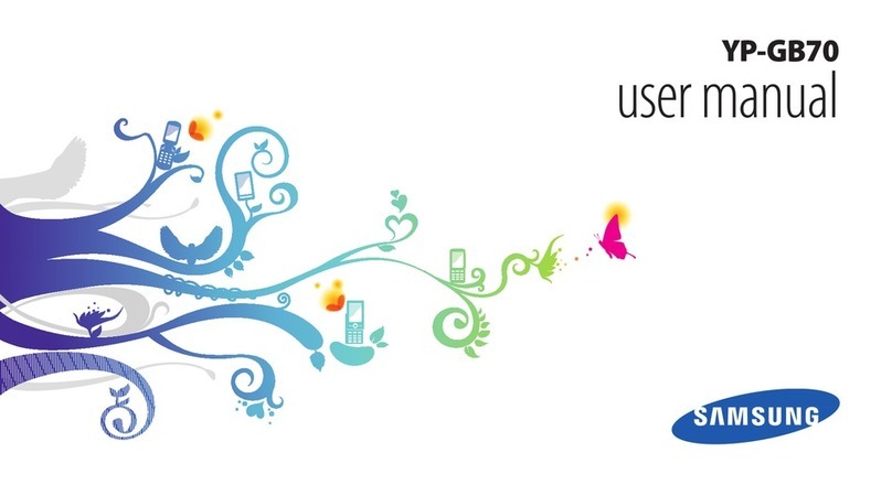 Samsung YP-GB70 User manual