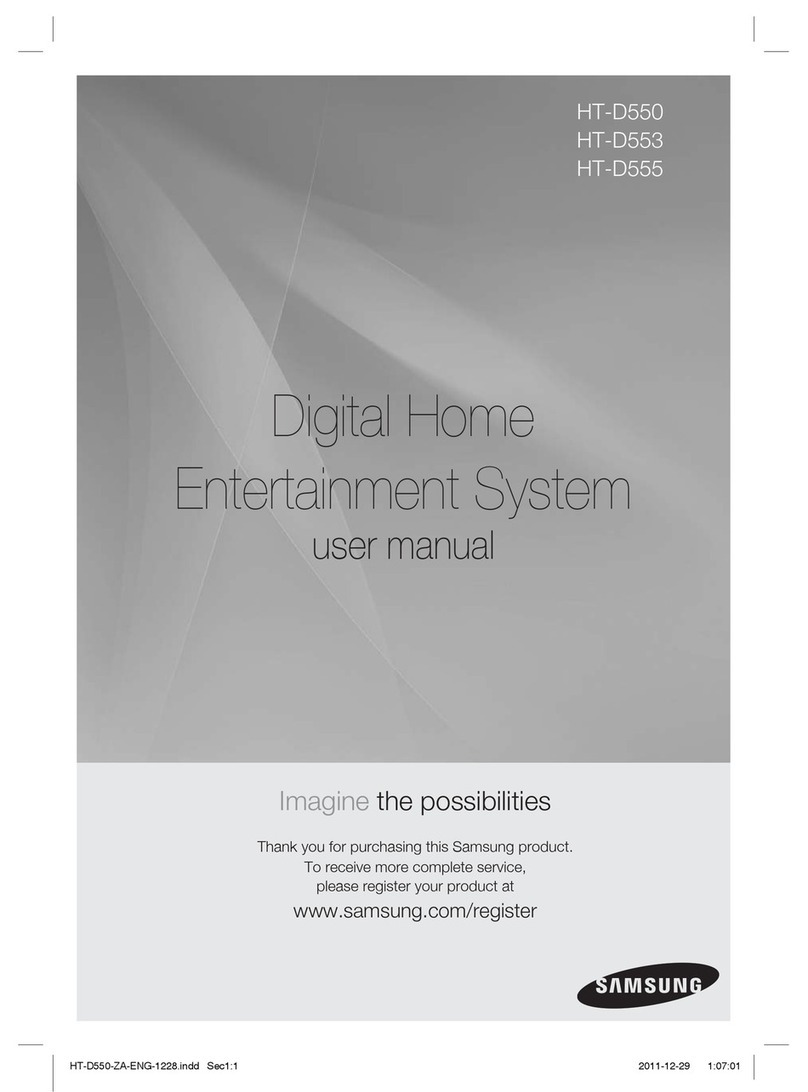 Samsung HT-D553 User manual