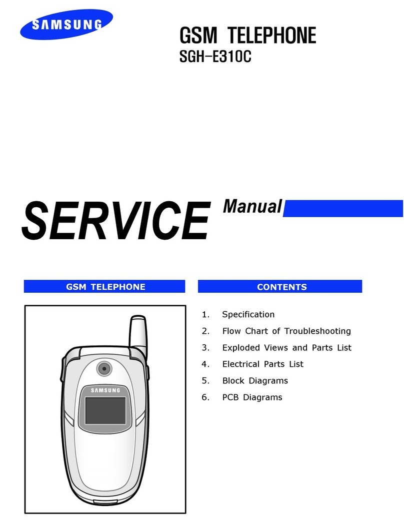 Samsung SGH-E310C Service manual