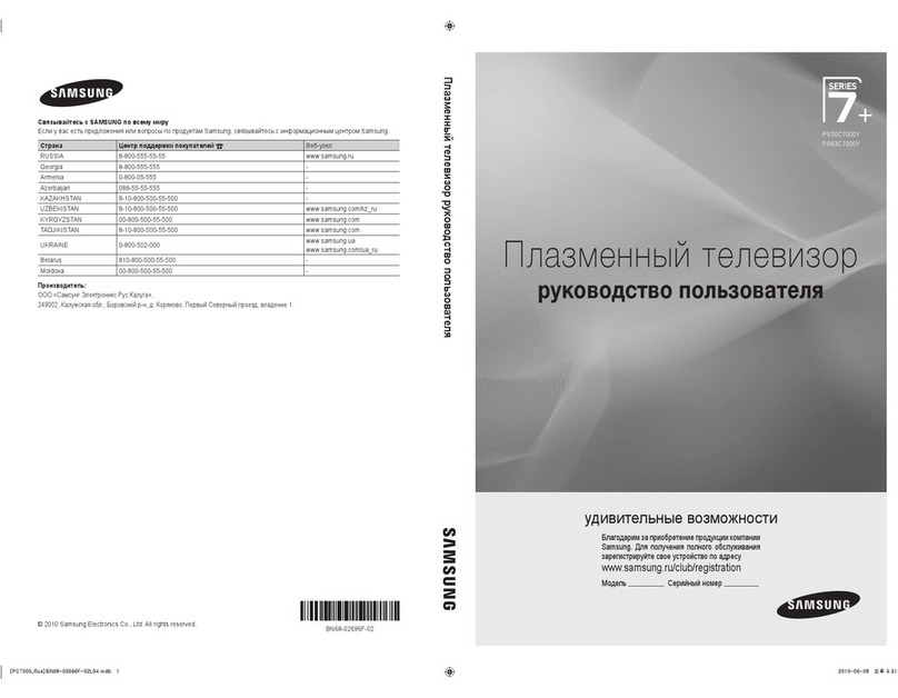 Samsung 7+ series User manual