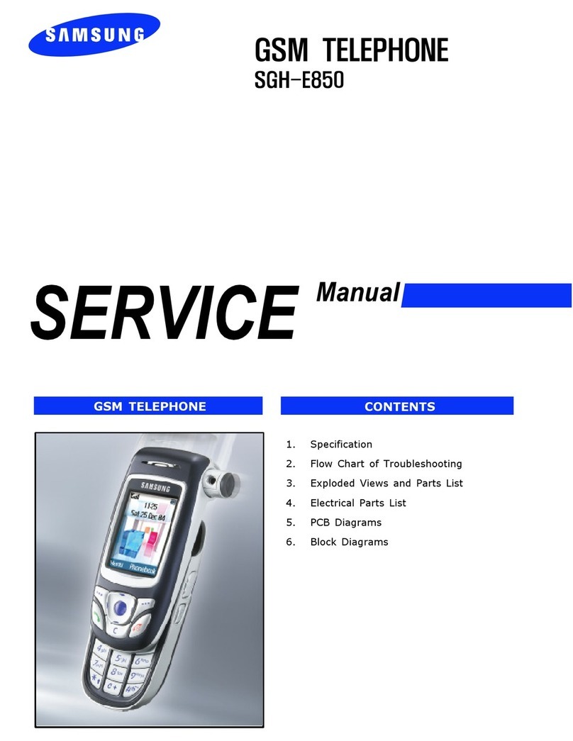 Samsung SGH-E850 User manual