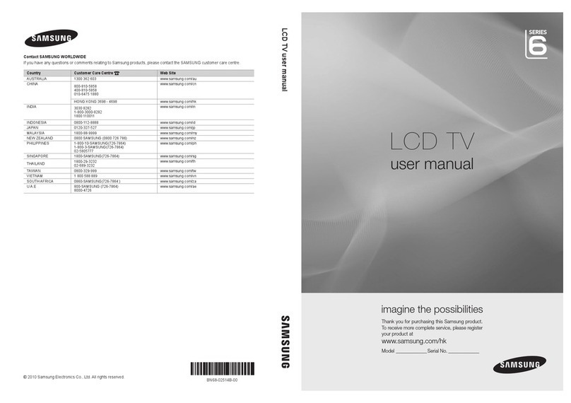 Samsung 6 series User manual