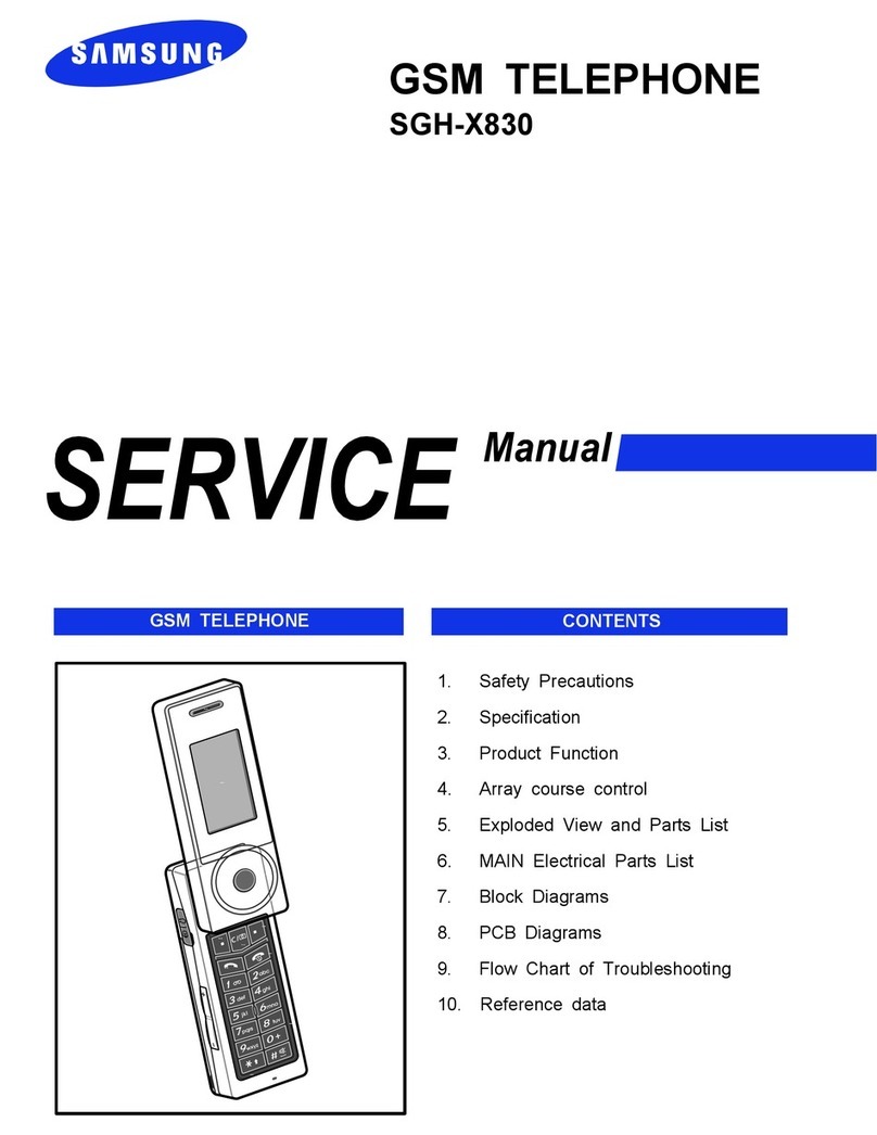 Samsung SGH-X830 User manual