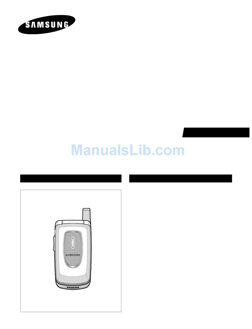Samsung SGH-X430 User manual