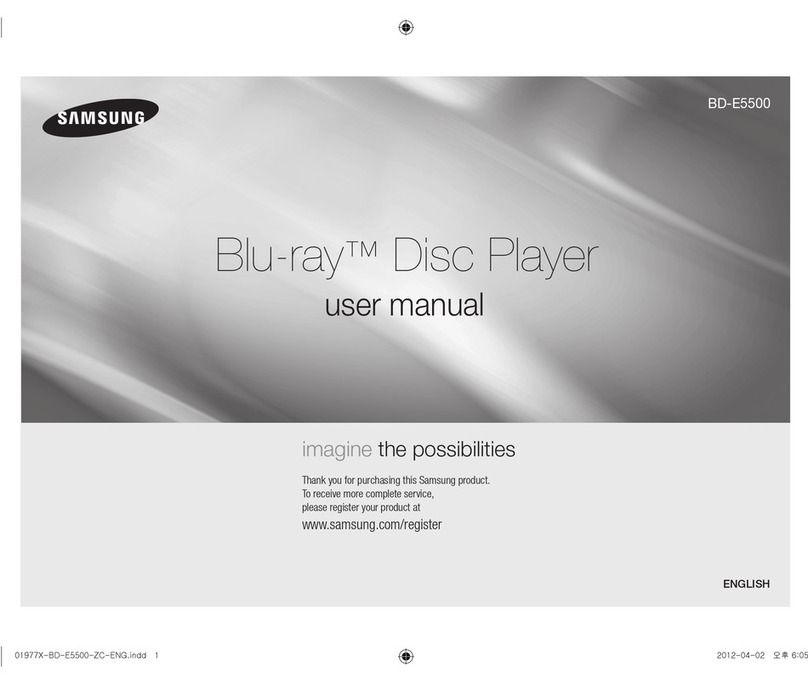 Samsung BD-E5500 user manual
