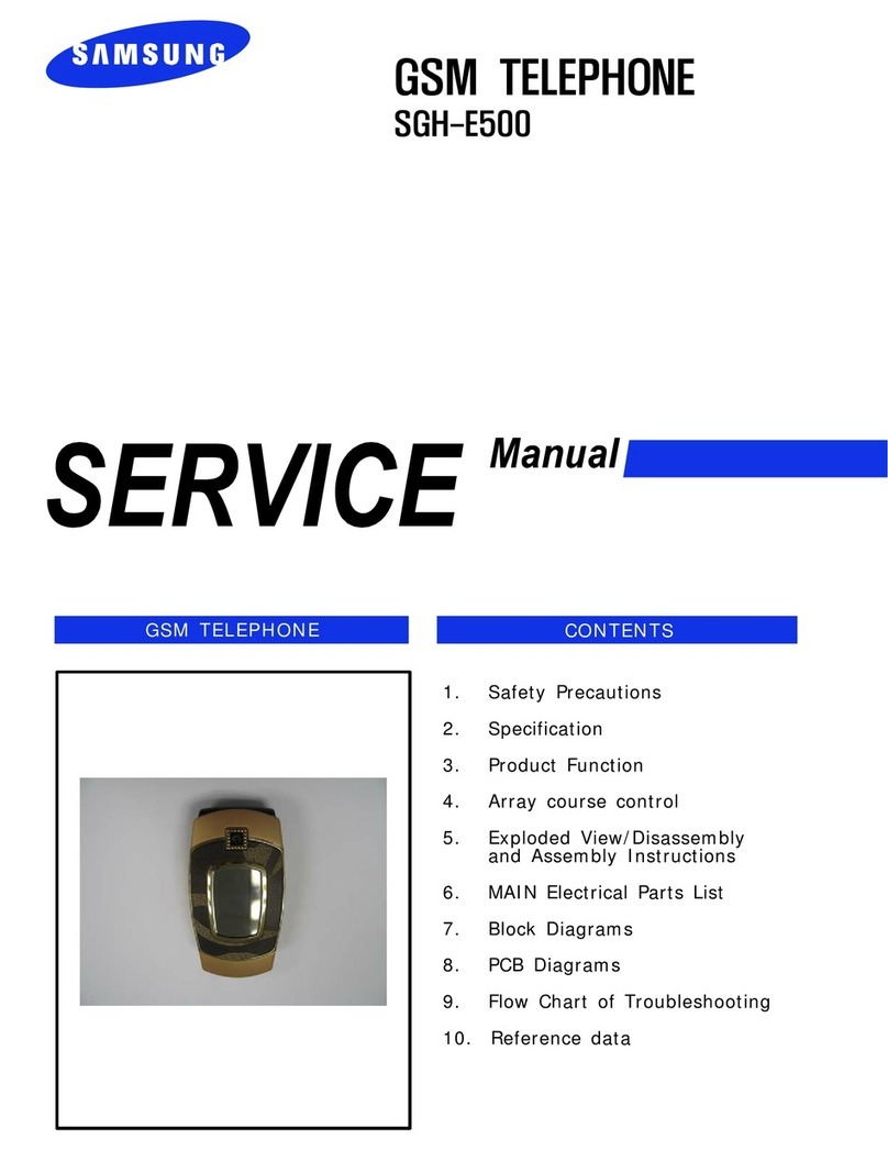 Samsung SGH-E500 User manual