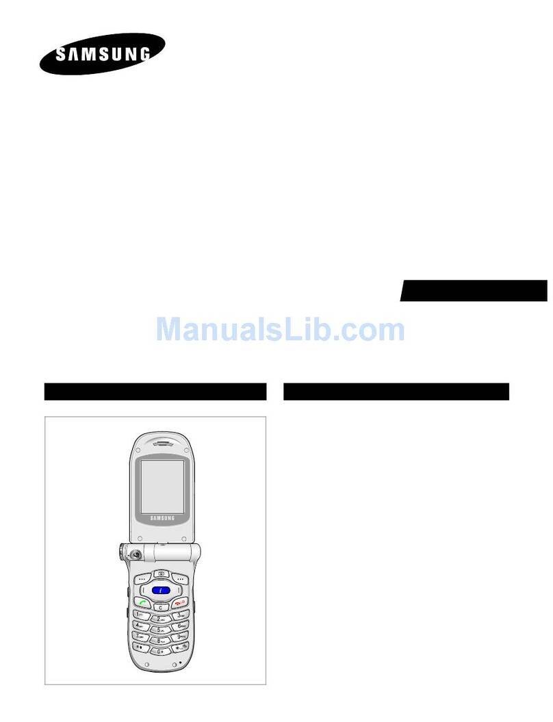 Samsung SGH-P408 User manual
