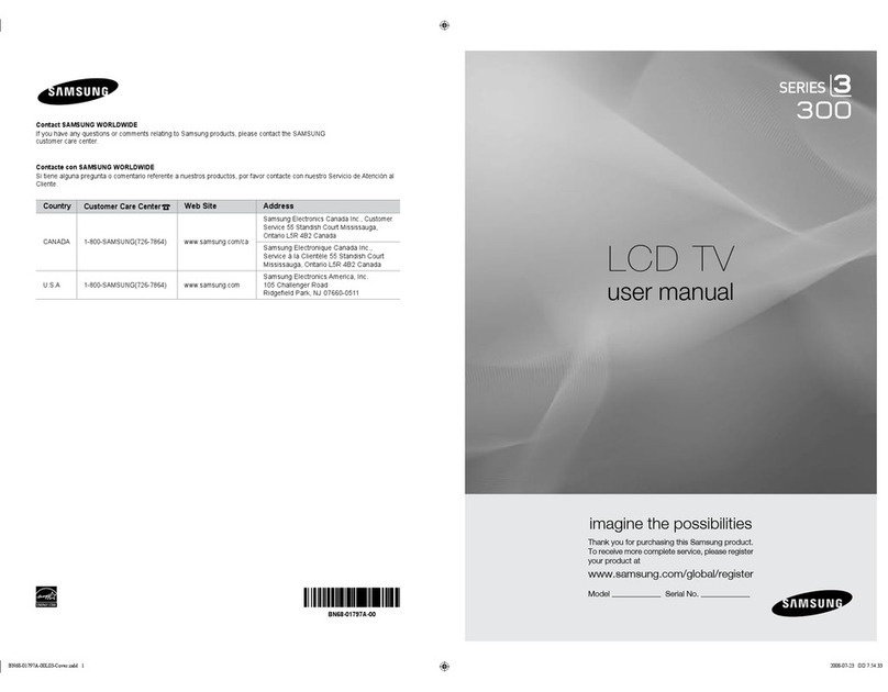 Samsung 3 SERIES User manual Samsung 3 SERIES User manual