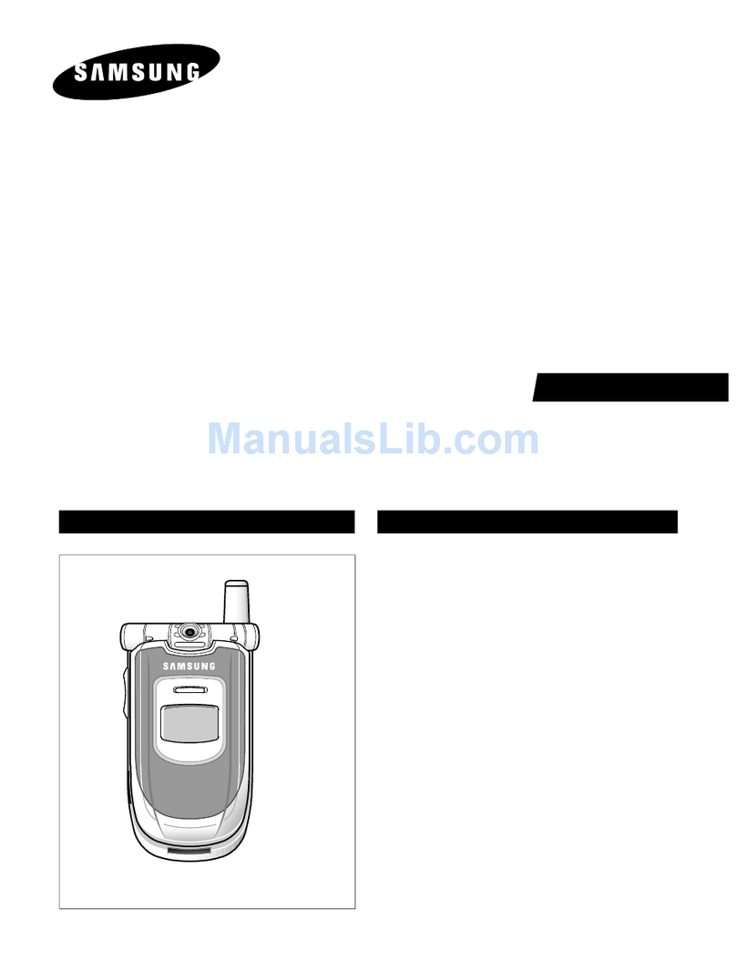 Samsung SGH-P100 User manual Samsung SGH-P100 User manual