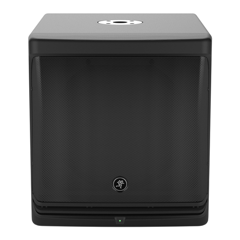 Mackie DLM12S User manual