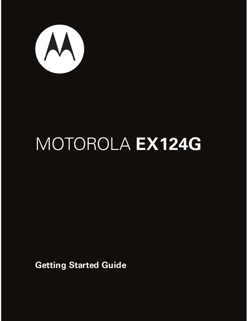Motorola EX124G User manual
