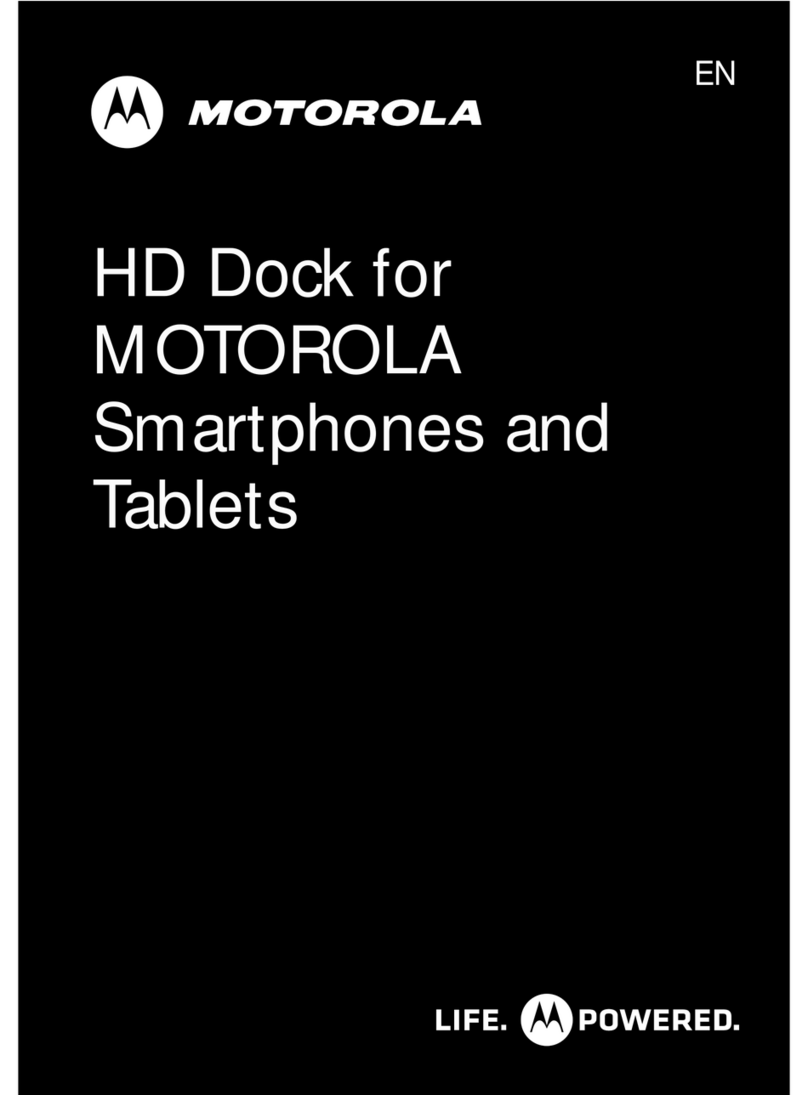 Motorola HD Dock User manual