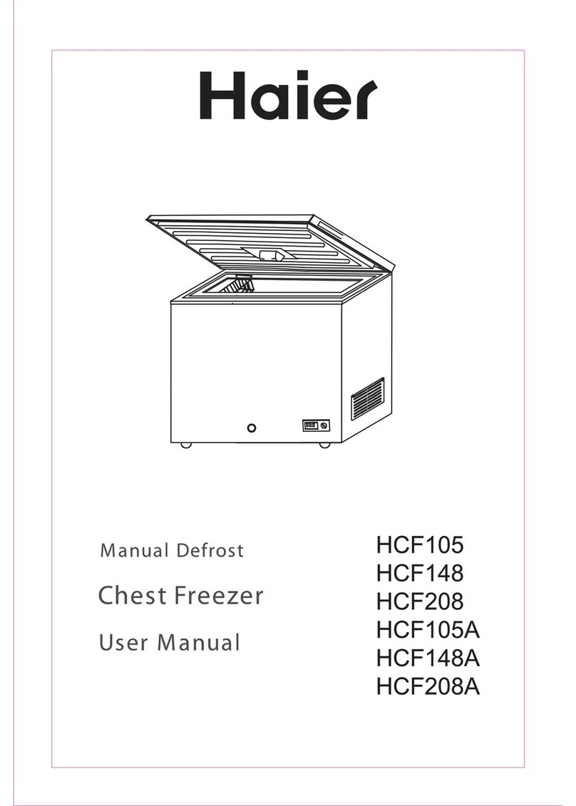 Haier HCF105 Series user manual