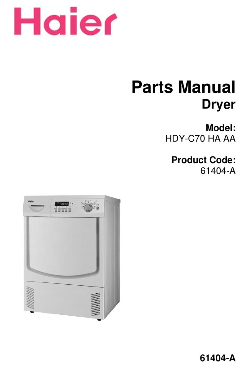 Haier HDY-C70 HA AA parts manual