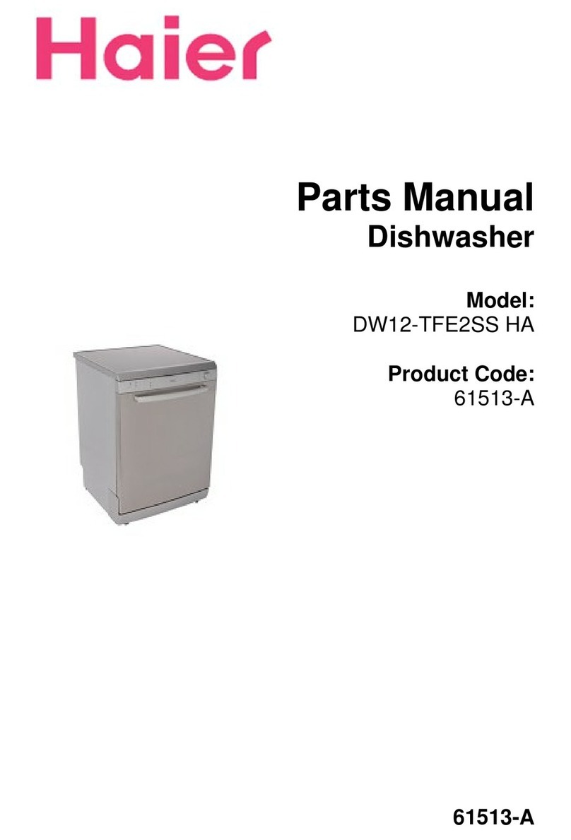Haier DW12-TFE2SS parts manual