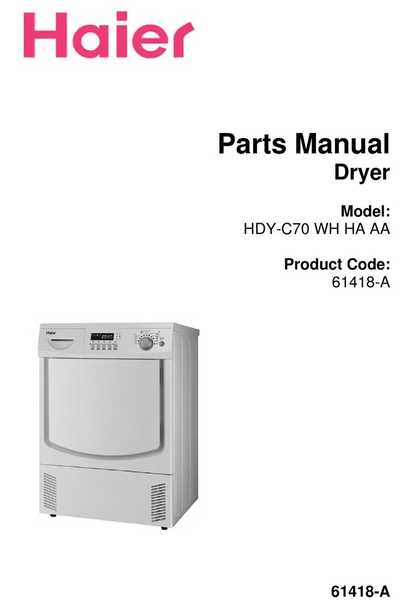 Haier HDY-C70 WH HA AA User manual Haier HDY-C70 WH HA AA User manual