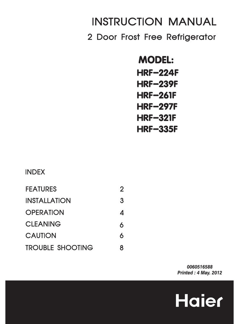 Haier HRF-261F User manual