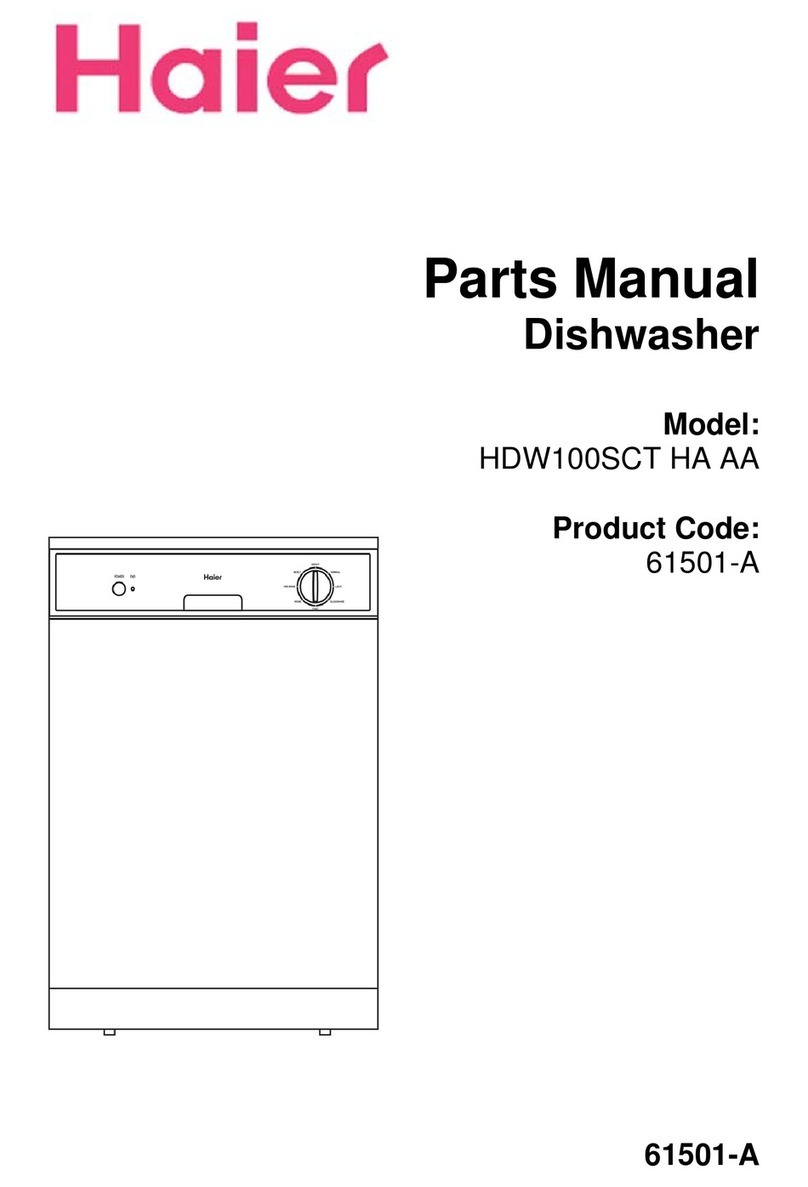 Haier HDW100SCT User manual Haier HDW100SCT User manual