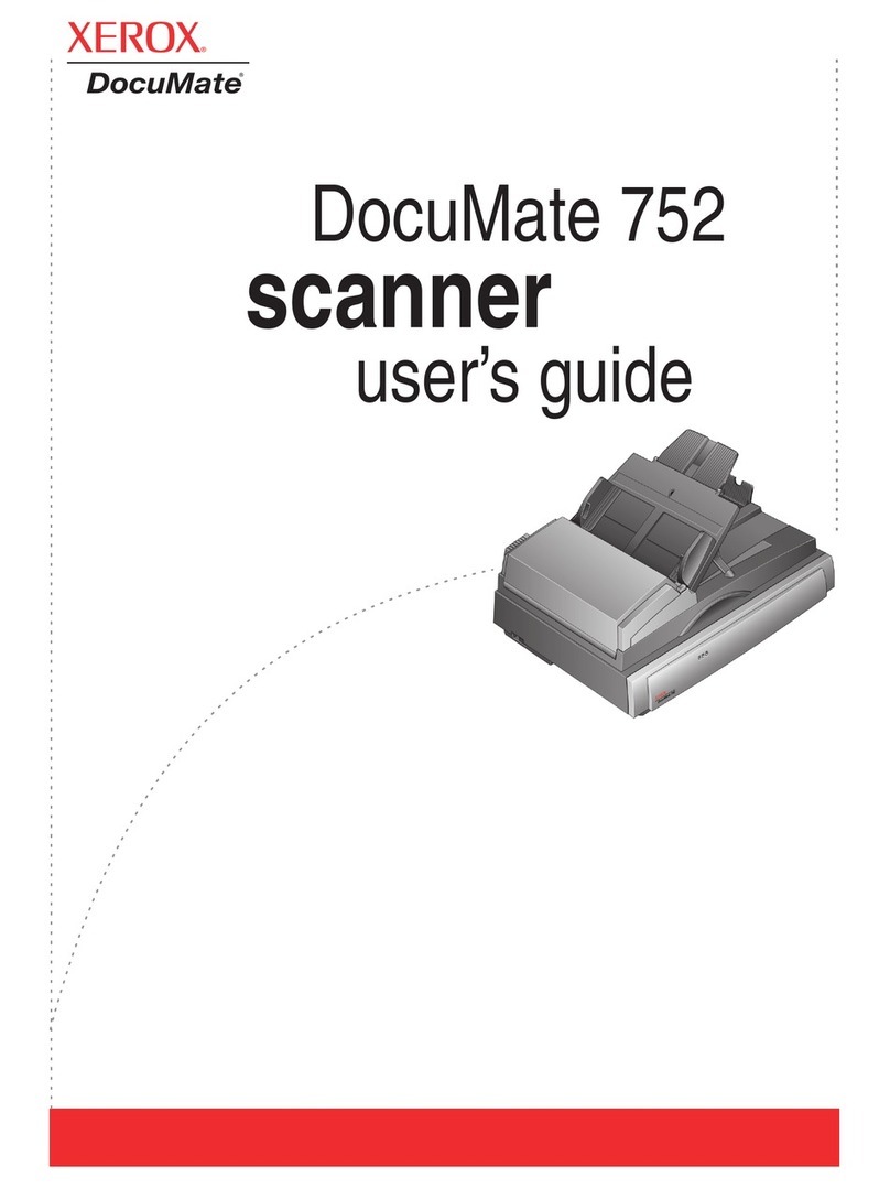 Xerox DocuMate 752 User manual