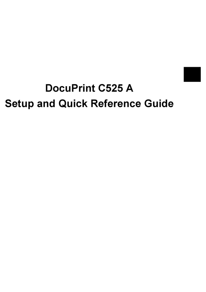 Xerox DocuPrint C525 A User manual