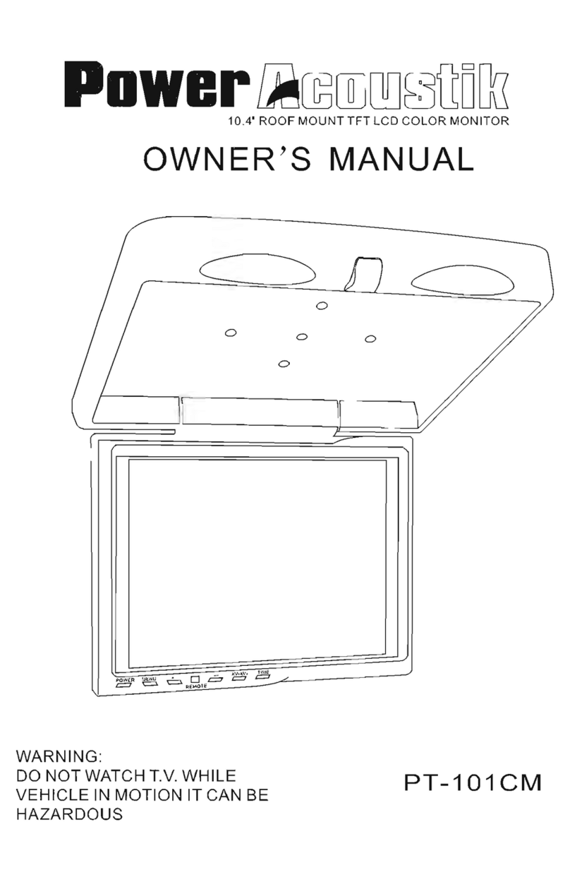 PowerAcoustik PT-101CM User manual PowerAcoustik PT-101CM User manual