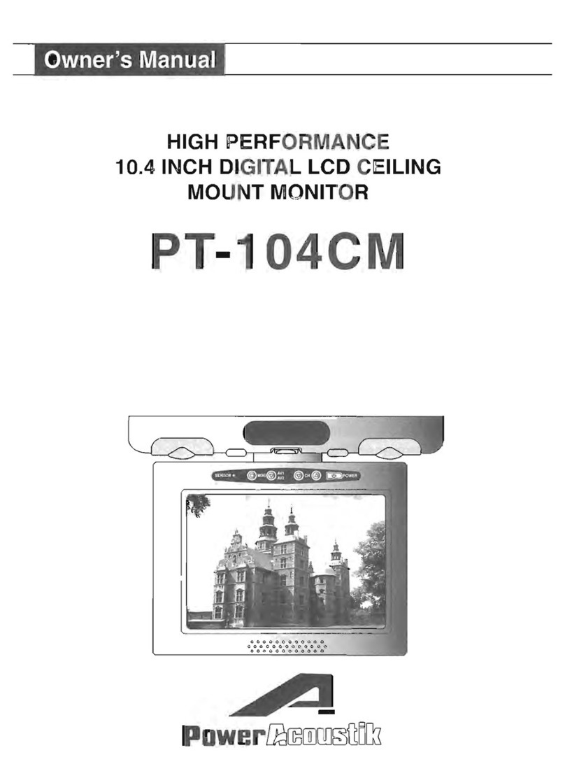 PowerAcoustik PT-104CM User manual PowerAcoustik PT-104CM User manual