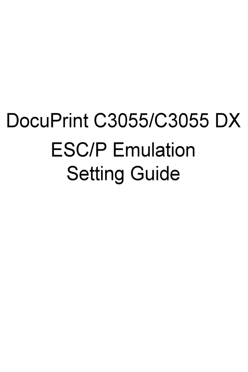 Xerox DocuPrint C3055 DX Service manual