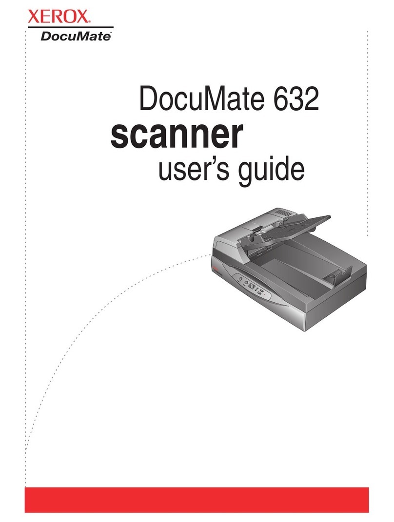 Xerox DocuMate 632 User manual