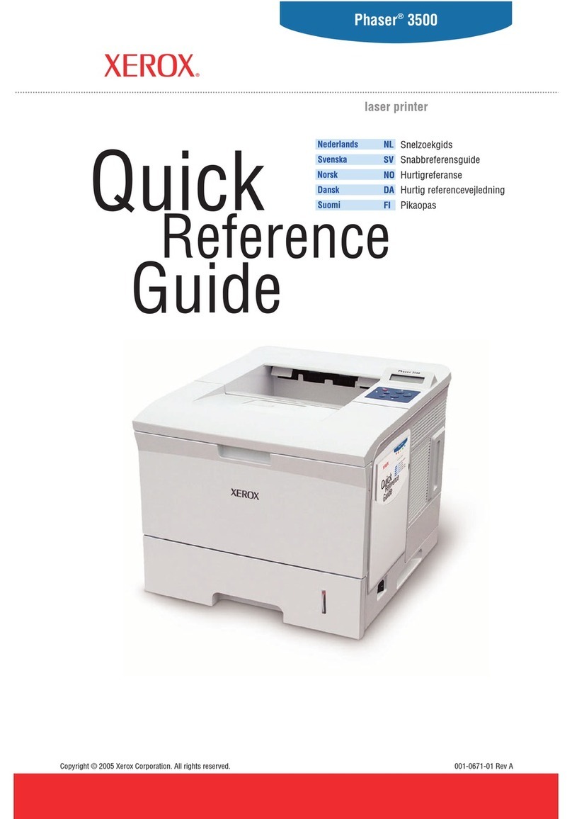 Xerox PHASER 3500 User manual
