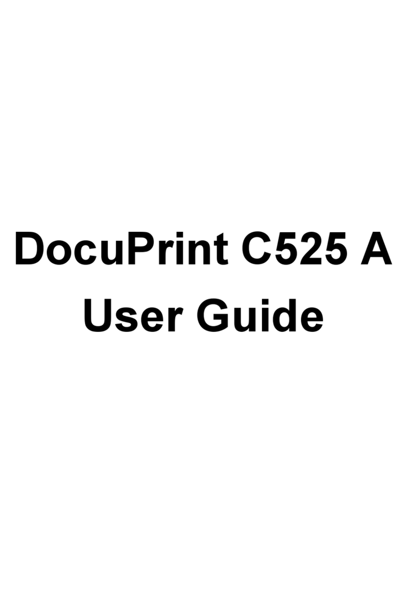 Xerox DocuPrint C525 A User manual